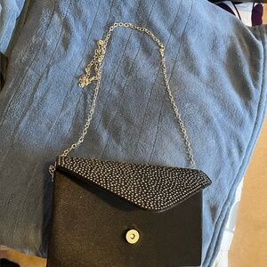 Elegant Black and Silver Women's Bag